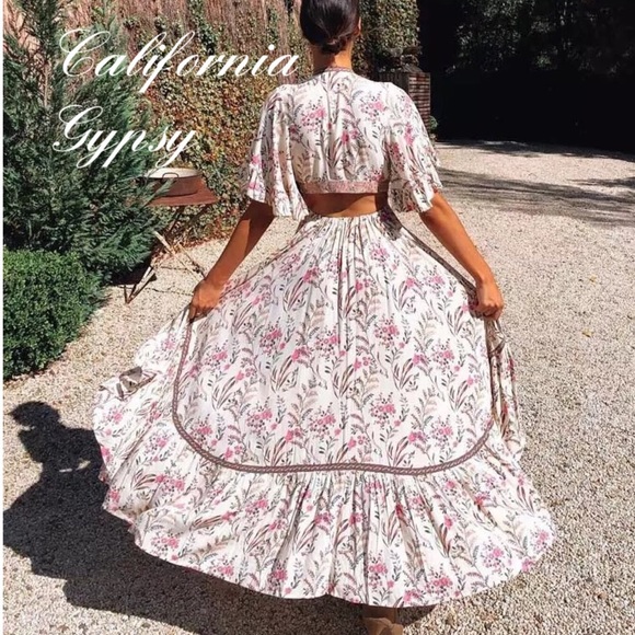 LAST ONE🎉High Low Floral Dress - Picture 5 of 16